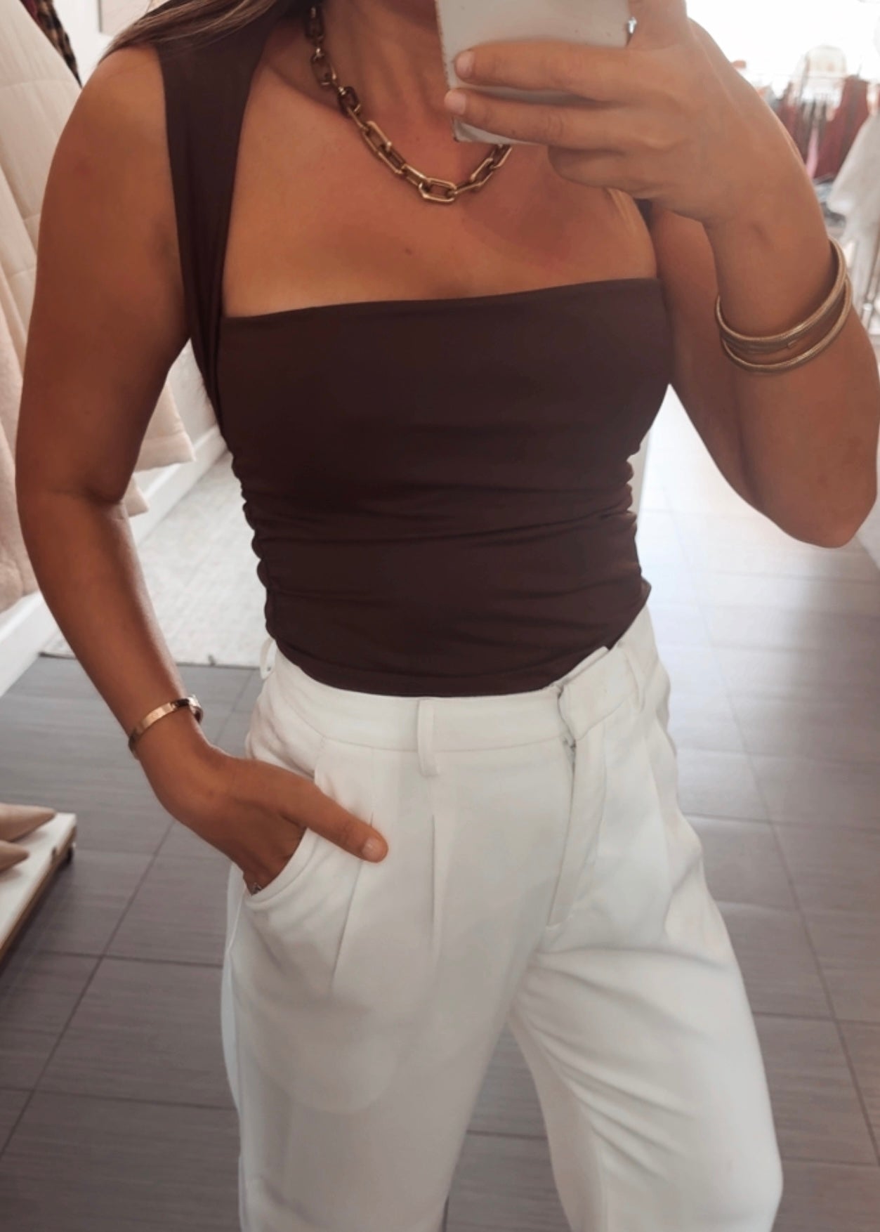 Brooke Square Neck Top