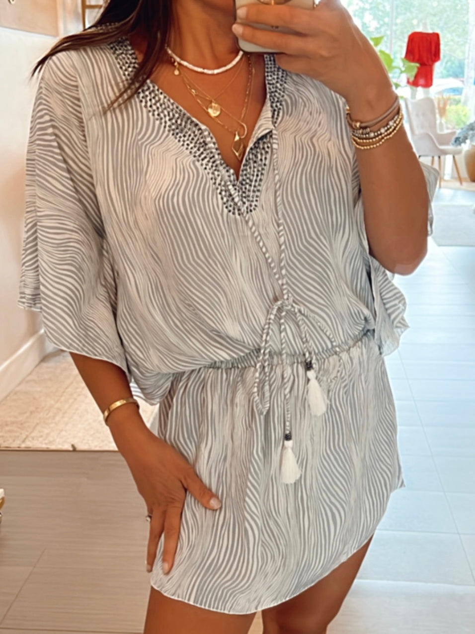 Charms Drop Waist Dress