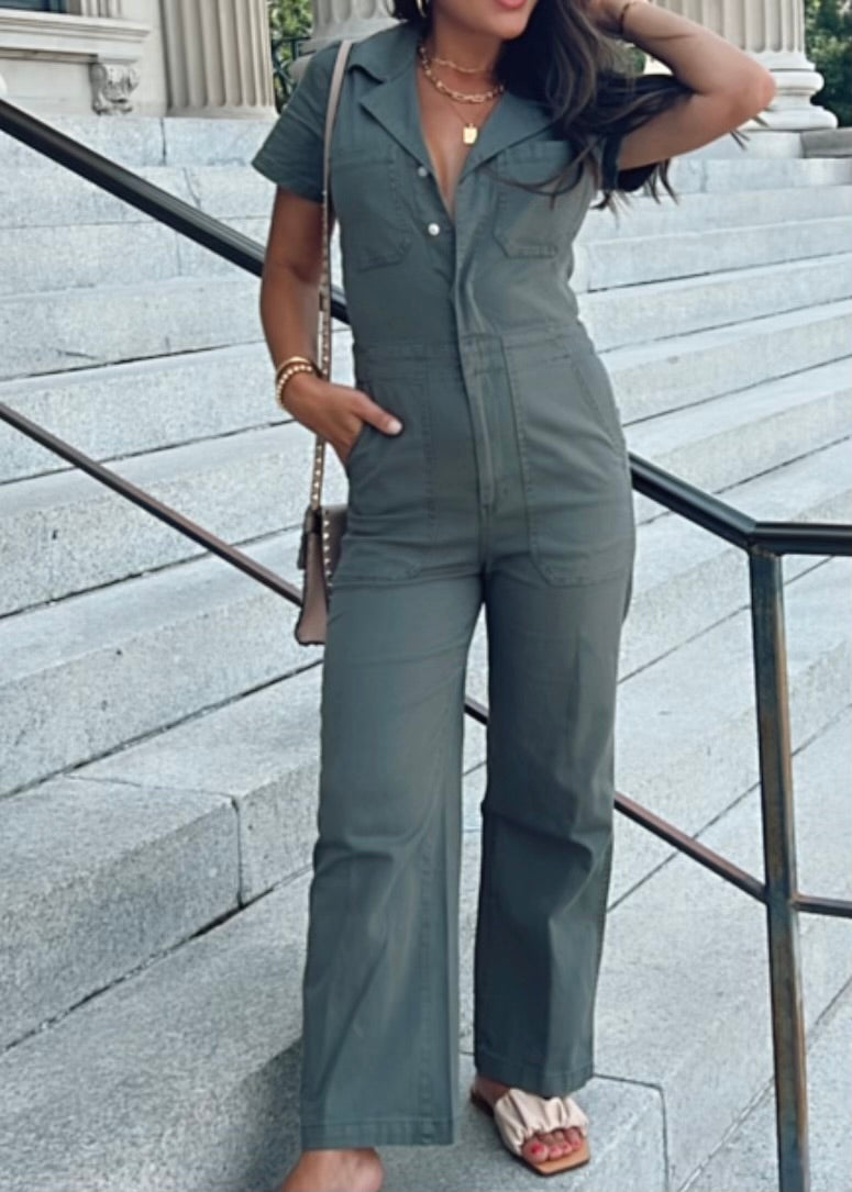 Maverick Button Down Jumpsuit