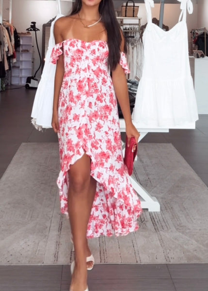 Brooklyn Off Shoulder Smock Dress