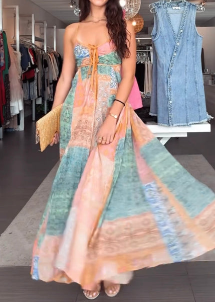 Olivia Print Maxi Dress