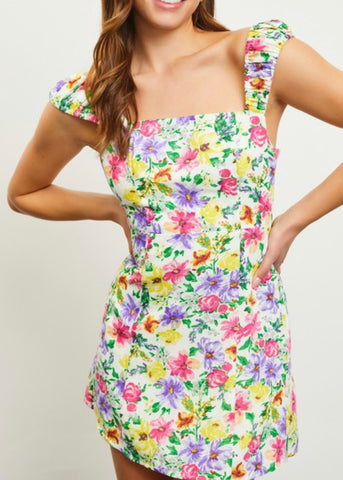 Tinley Strappy Back Floral Dress