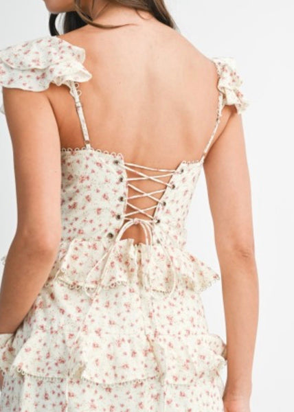 Lola Ruffle Floral Dress