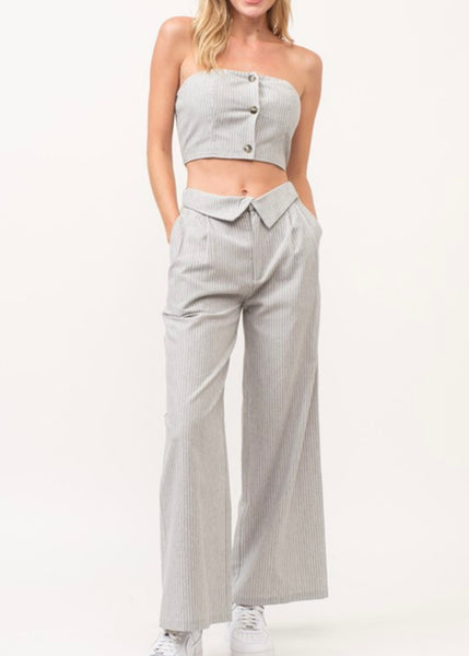 Stevie Stripe Top/Pants Set