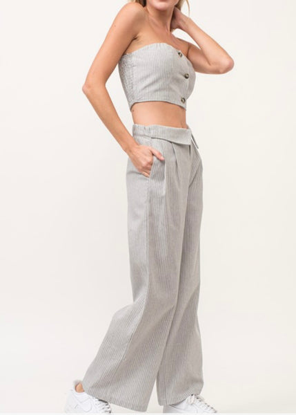 Stevie Stripe Top/Pants Set