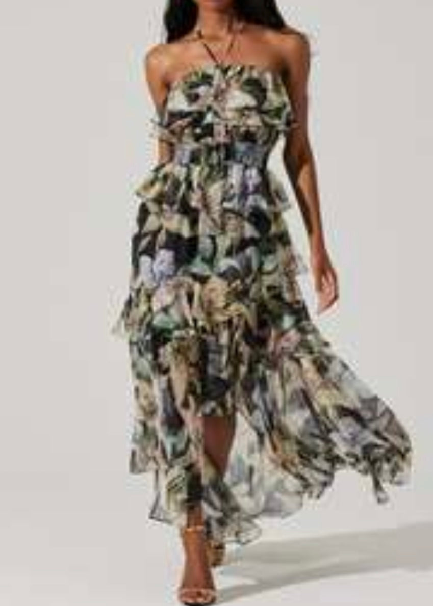 Mila Enchanting Floral Maxi Dress