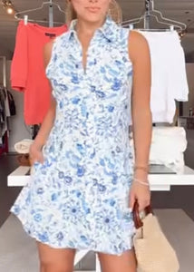 Amy Buttoned Down Floral Dress