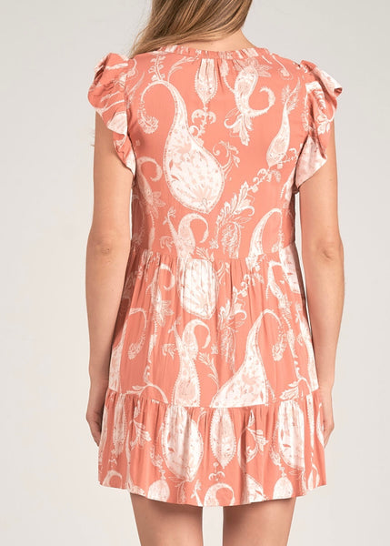 Corrine Paisley Shift Dress