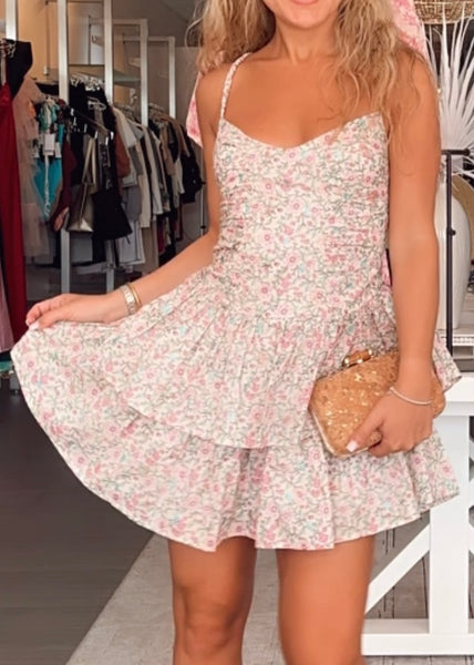 Carla Floral Ruffle Dress