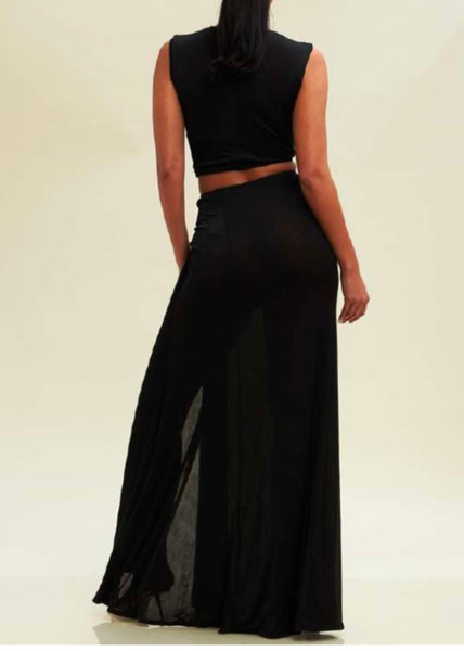 Anastasia Cutout High Slit Dress