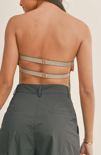 Diamond Bandeau Crop Top