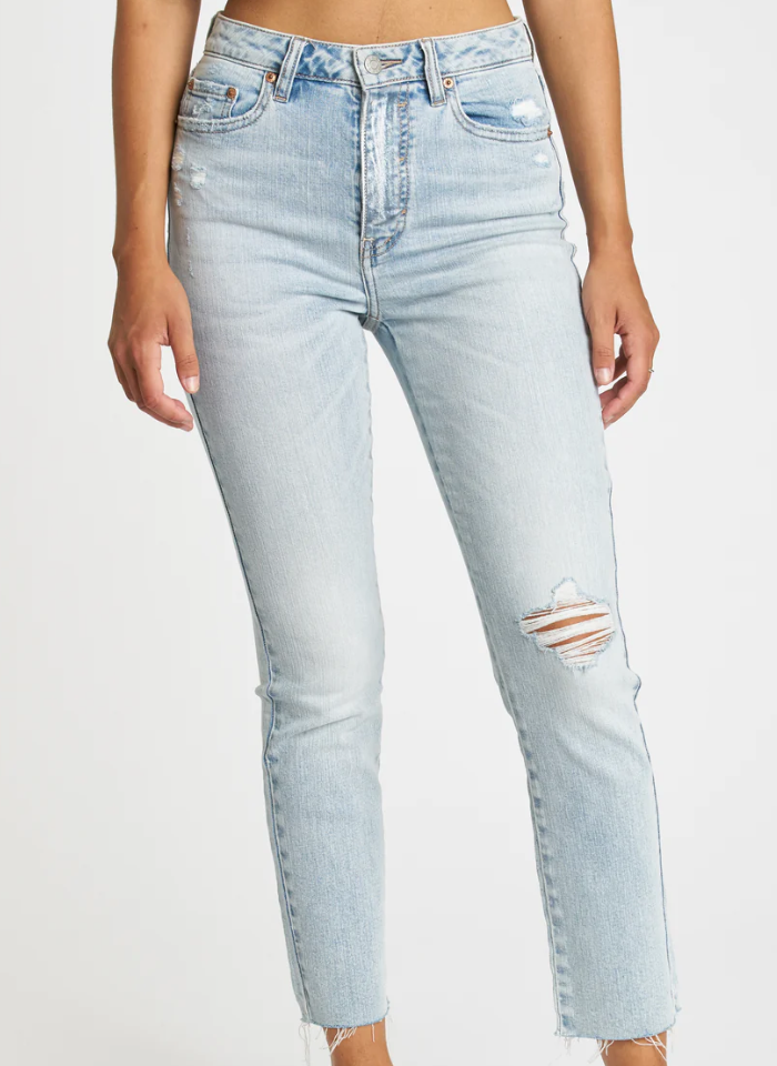 Carter High Rise Straight Leg Jeans