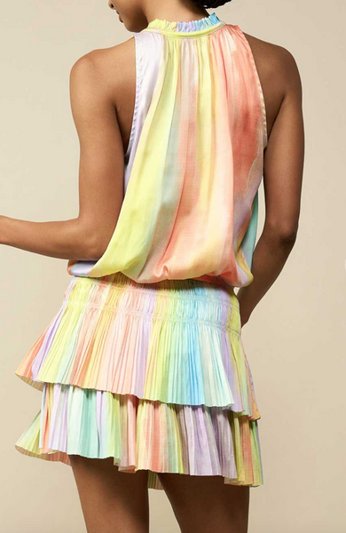Kara Sleeveless Pleated Mini Dress