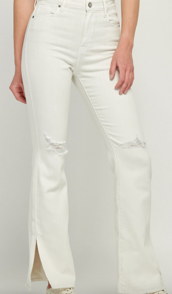 Sam Slide Slit Boot Cut Jeans