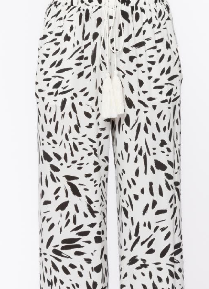 Rowan Abstract Wide Leg Pants