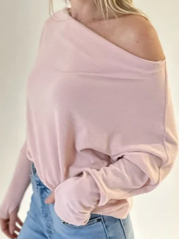 Off Shoulder Light Knit