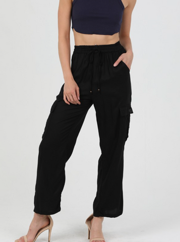 Casey Drawstring Cargo Pants