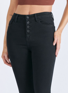 Amelia Stretchy Button Fly High Rise Jeans