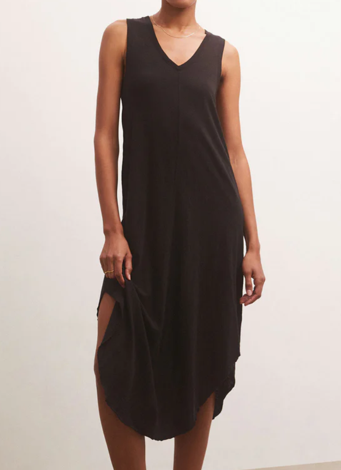 Reverie Slub Midi Dress