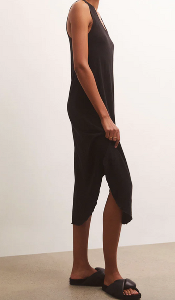 Reverie Slub Midi Dress