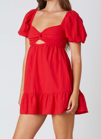 Riley Babydoll Dress With Built In Short.