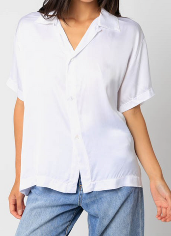 Amber Silky Buttoned Down  Shirt