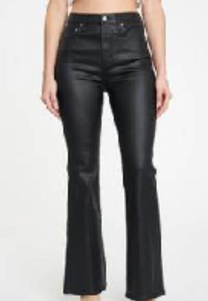Go Getter Coated Flare Jeans