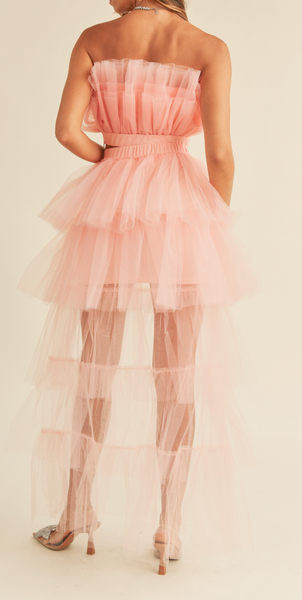 Reese  Organza Tulle Skirt Set