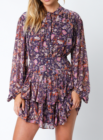 Kenna Ruffle Layer Dress