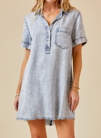 Lulu Tencel Shift Dress