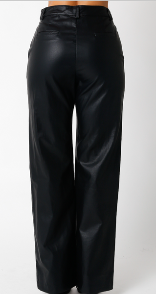 Pia Faux Leather Trousers