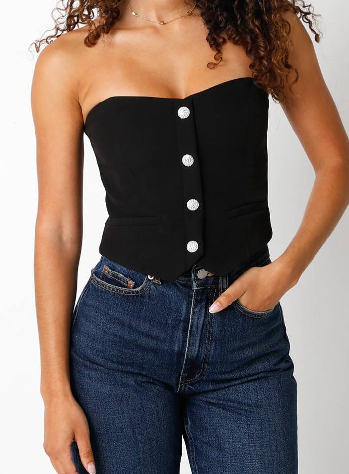 Maggie Strapless Corset Top