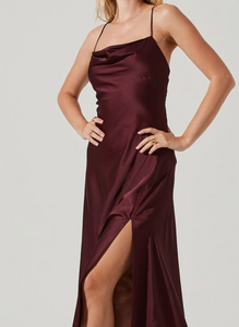 Gia Midi High Slit Midi Dress