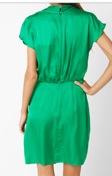 Mindy Faux Wrap Dress