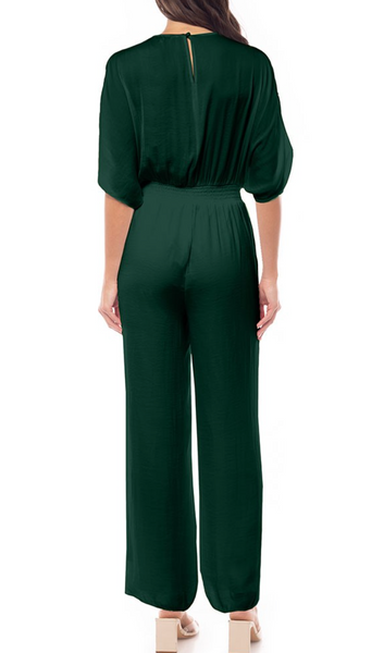 Charlize Surplice Cold Shoulder Jumpsuit