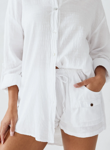 Coco  Cotton Drawstring Shorts