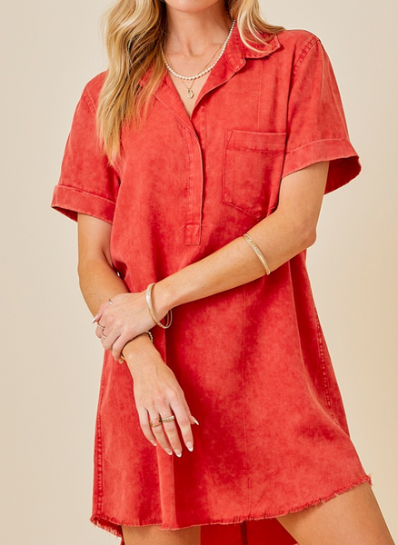Lulu Tencel Shift Dress