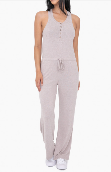 Lennon Brushed Racer Back Jumpsuit