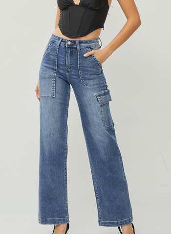 Corey Cargo High Rise Jeans