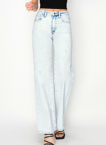 Logan High Rise Wide Leg Jeans