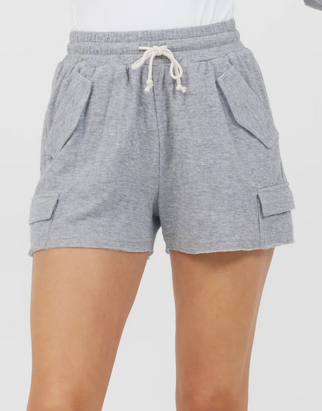 Cody Utility Texture Pullover Shorts Set