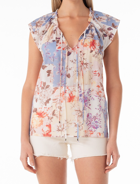 Mary Floral Print Top