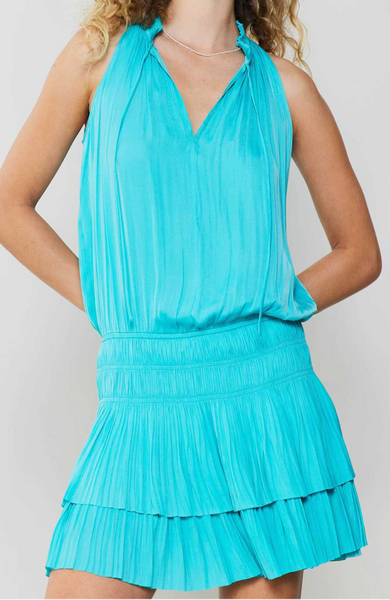 Kerri Sleeveless Smock Waist Dress