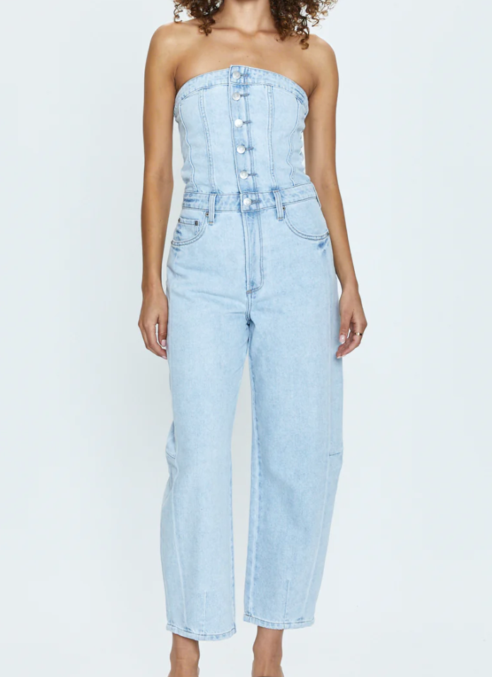 Parker Arch Leg Denim Jumpsuit