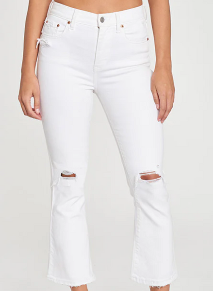 Shana Highrise Crop Flare Jeans