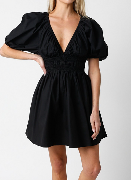 Rosie Puff Sleeve Mini Dress