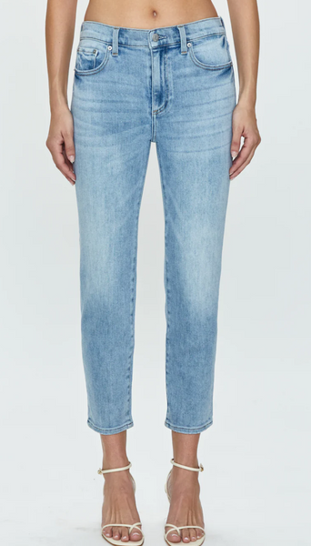 Monroe Cropped Cigarette High Rise Jeans