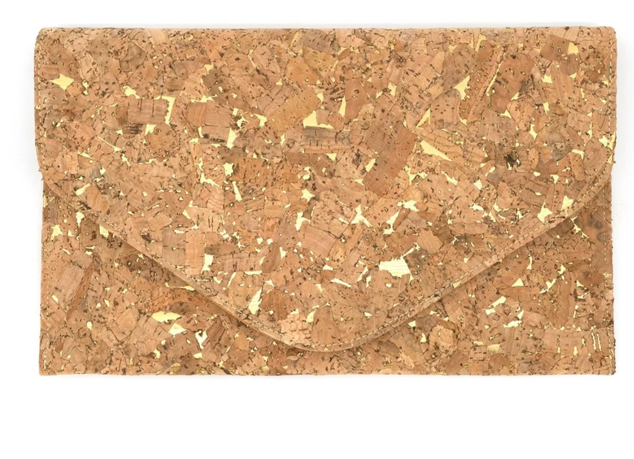 Cork Envelope Clutch