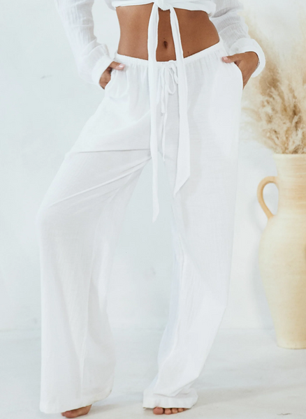 Rowan Cotton Drawstring Pants