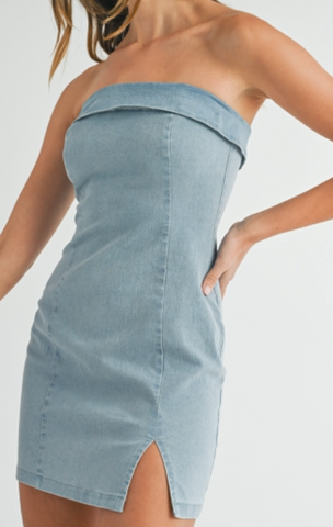 Ariana Denim Mini Dress